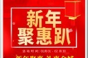喜庆春节年货宣传海报模板