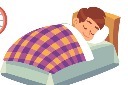 世界睡眠日睡觉元素模板